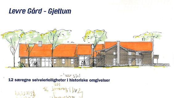 Tegninger av Levre gård